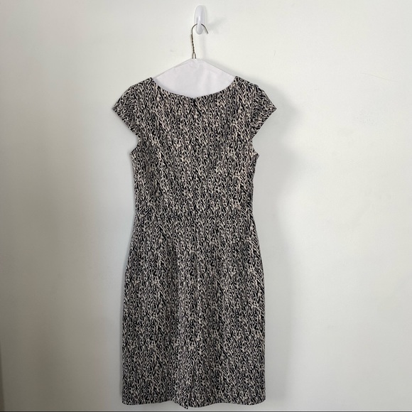 calvin klein black + ivory knit dress - Picture 2 of 8